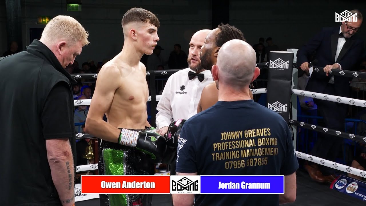 OWEN ANDERTON v JORDAN GRANNUM - Full Fight background