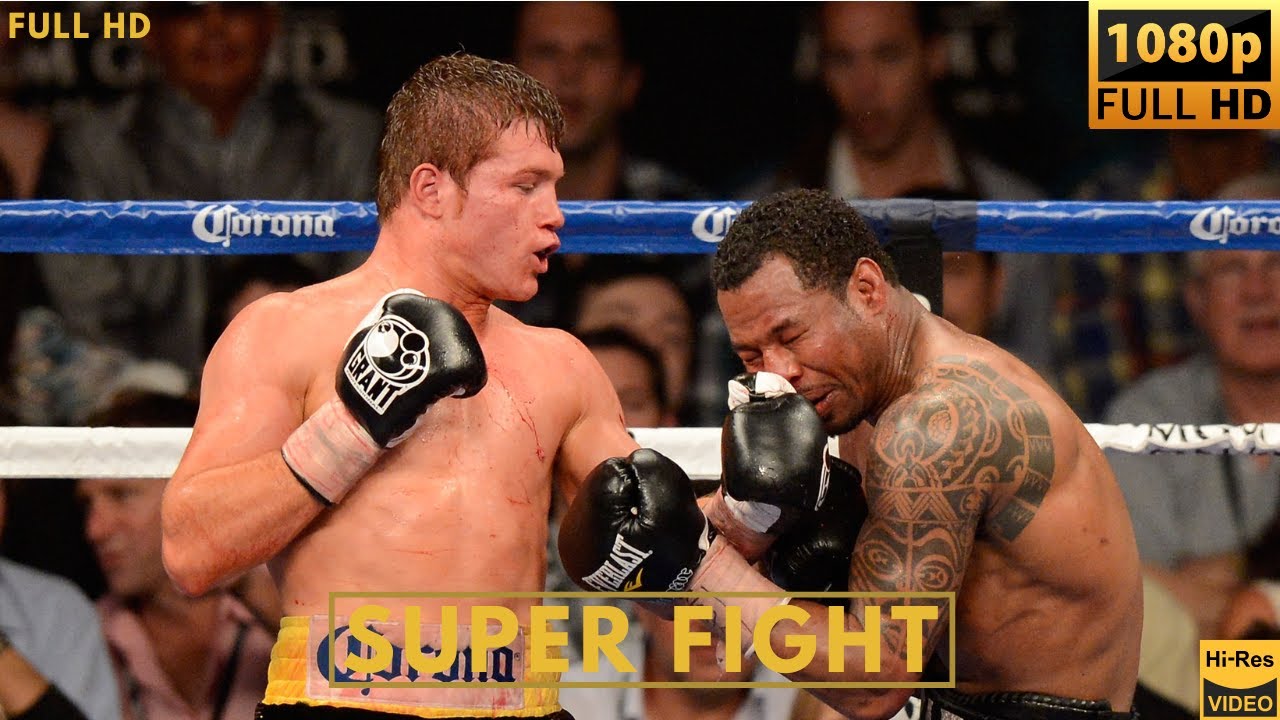 CANELO ALVAREZ (MEXICO) vs SHANE MOSLEY (USA) SUPER FIGHT background