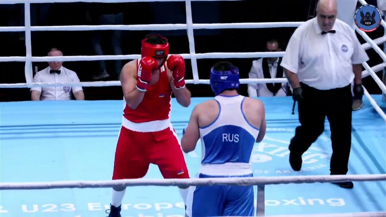 Rinat Gasanov (RUS) vs. Tigran Khachatryan (ARM) EUBC Youth Championships 2025 Final (92+kg)