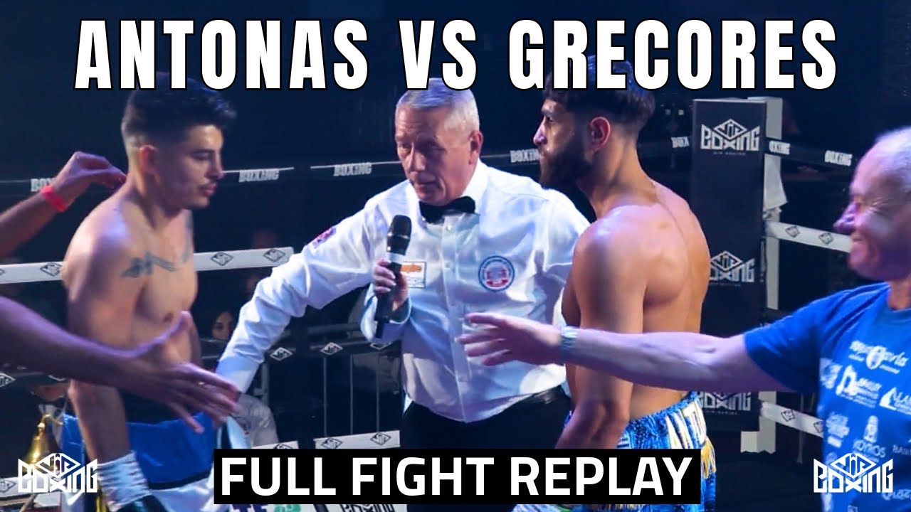 Efsthathios Antonas v Ezequiel Gregores | Full Fight Replay | April 12 background