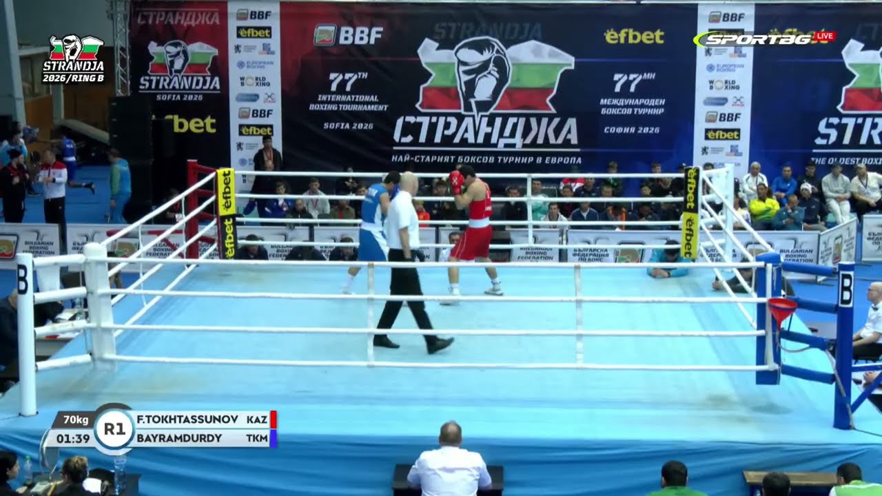 Farukh Tokhtassunov (KAZ) vs. Bayramdurdy Nurmuhammedov (TKM) Strandja Tournament 2026 (70kg)
