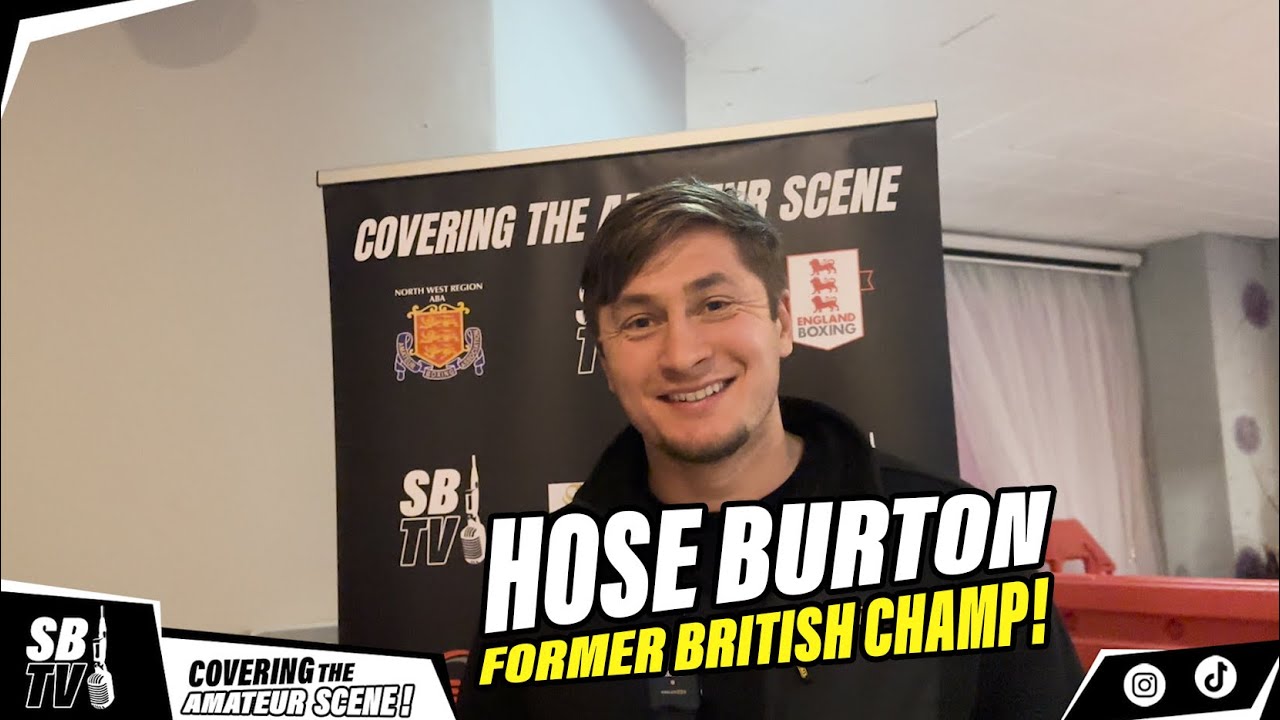 Former British Light Heavyweight Champ Hose Burton background