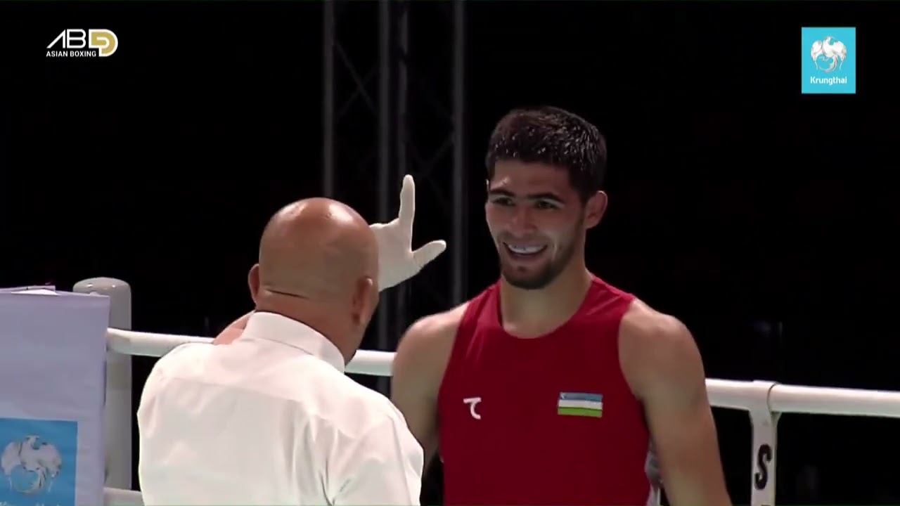 Shavkatjon Boltaev (UZB) vs. Neeraj Ghanghas (IND) Asian U22 Championships 2025 Final (75kg) backdrop