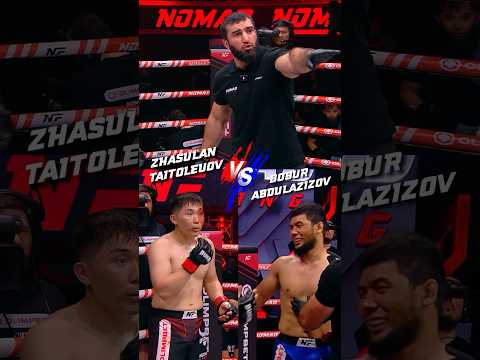 Bobur VS Zhasulan & El Arbitro #nomadfighting #mma #ufc #boxing #fighting #sports #referee #fails