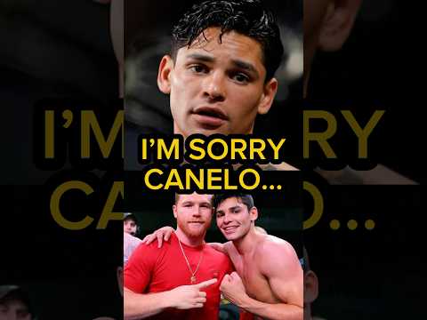 Ryan Garcia regrets ignoring Canelo’s advice background