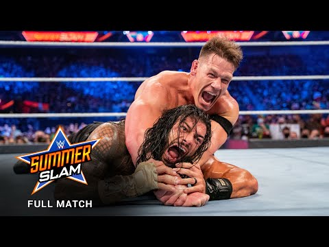 FULL MATCH - Roman Reigns vs. John Cena - Universal Title Match: SummerSlam 2021 background