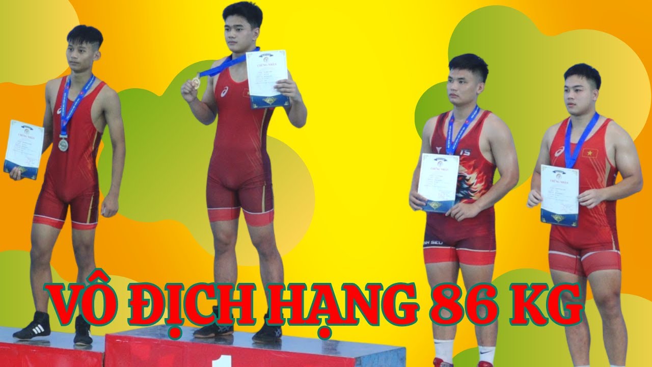 Full hạng 86 Giải vô địch Quốc Gia Vật Tự Do Nam 2015.Vietnamese Mens Wrestling.