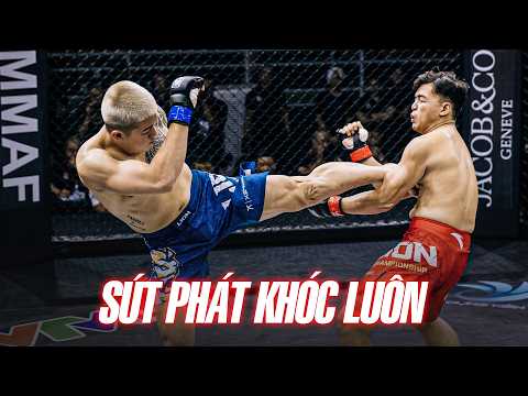 Cú SÚT MẠNH NHẤT LỊCH SỬ MMA VIỆT - Lý Văn Huỳnh khiến đối thủ khóc ngay trên sàn