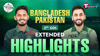 EXTENDED HIGHLIGHTS | Bangladesh vs Pakistan | 3rd ODI | Pakistan tour of Bangladesh | T Sports