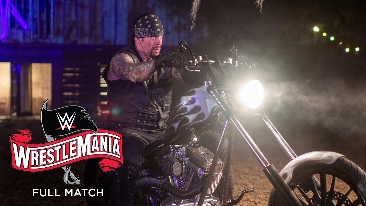 FULL MATCH - Undertaker vs. AJ Styles – Boneyard Match: WrestleMania 36 Part 1 background