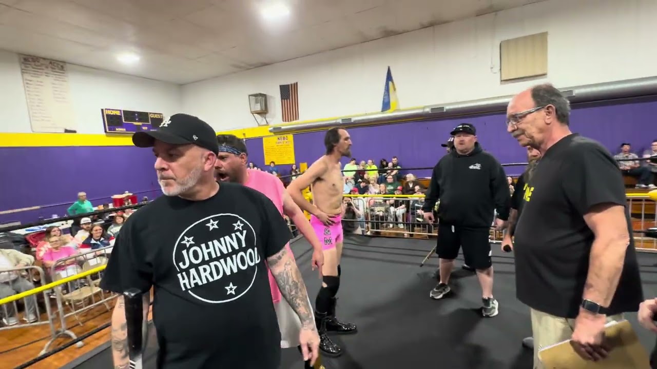 The elite brotherhood relinquish the tag team titles/Marcus Derby and tae the kid versus S&M