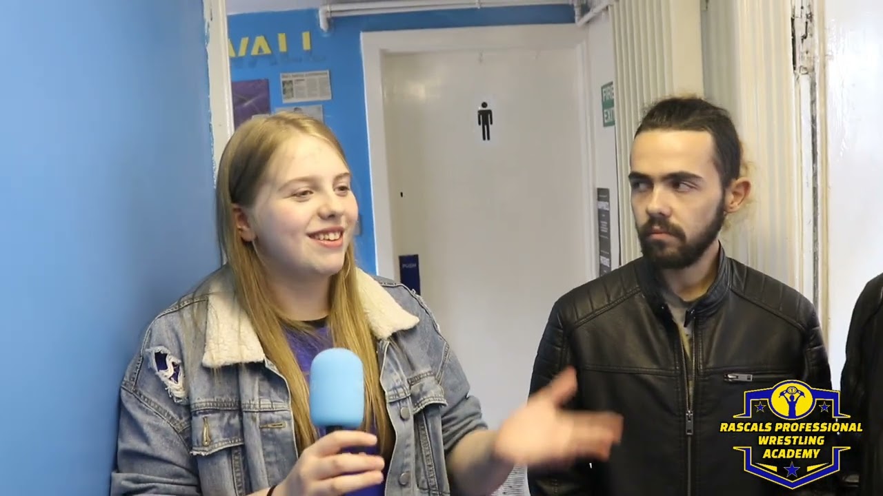Interview with DeathMark before there Blackpool street Fight Match background