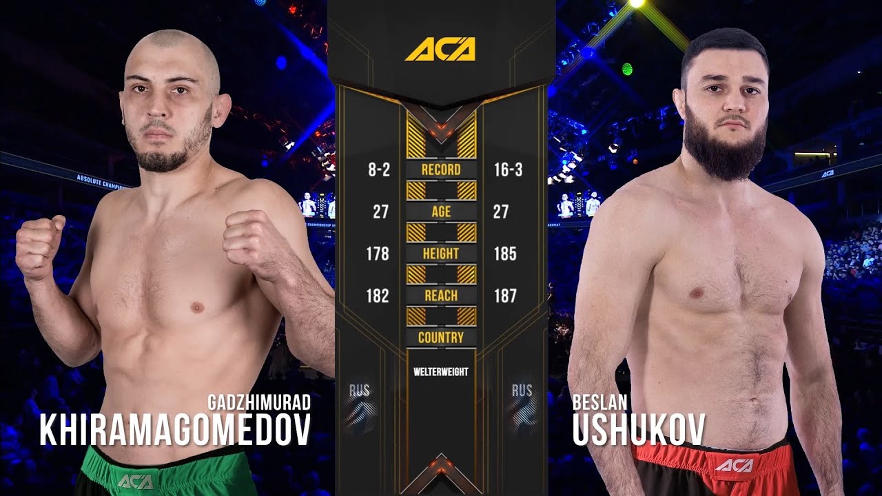 Гаджимурад Хирамагомедов vs. Беслан Ушуков | Gadzhimurad Khiramagomedov vs. Beslan Ushukov | ACA 95