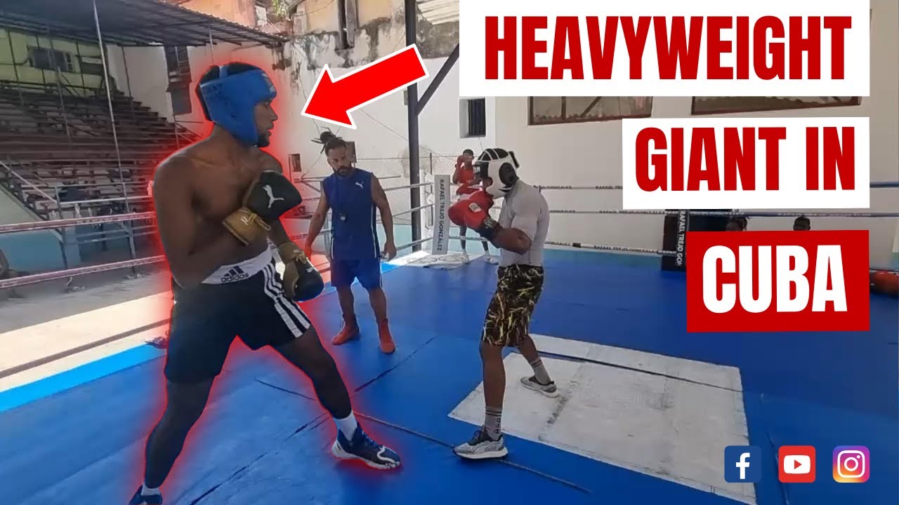 HEAVYWEIGHT GIANT sparring in Rafael Trejo, CUBA!!! background