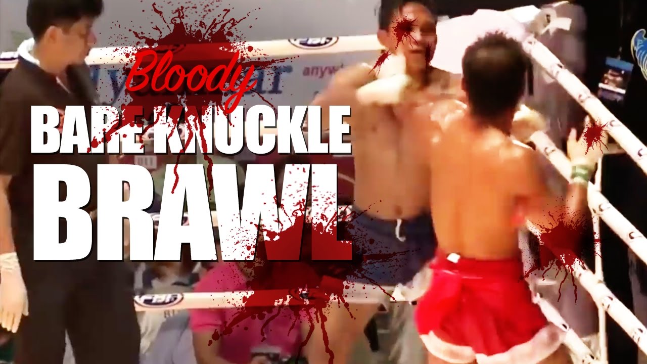 Bare Knuckle Muay Thai Match Turned to a BLOODY BRAWL background