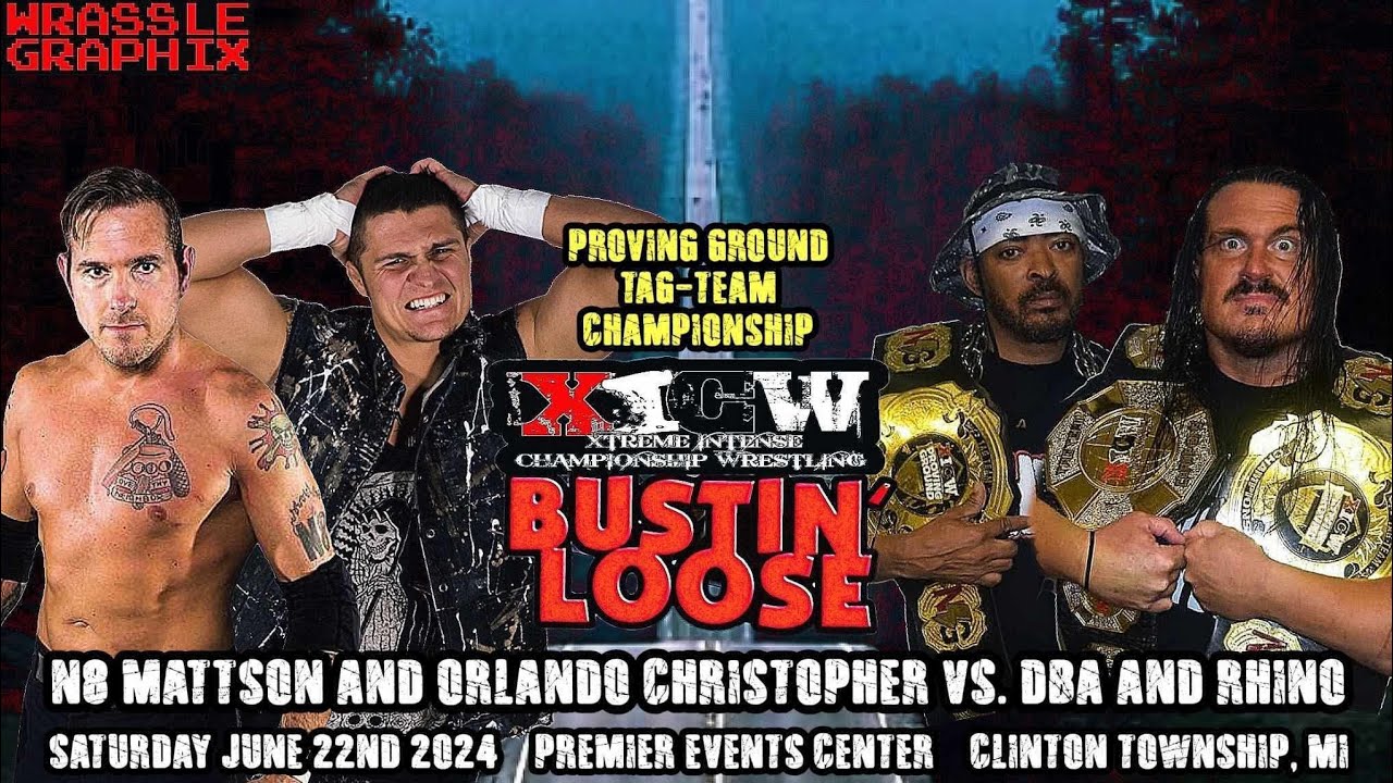 Full Match: RHINO & DBA vs. AMAZING N8 & ORLANDO CHRISTOPHER (XICW Proving Ground Tag Title Match)