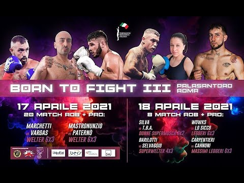 Born to Fight - COMBATTIMENTI DI PUGILATO - organizzato da Champion Club di Marcello Paciucci