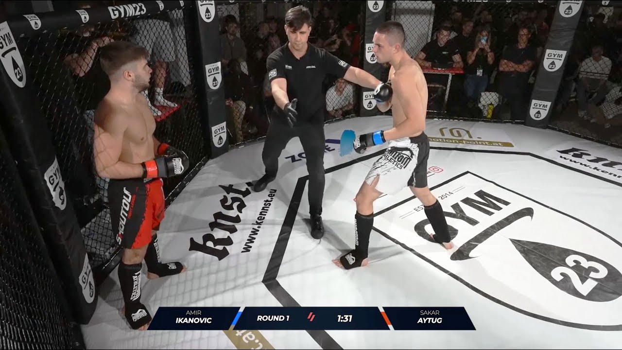 Heated K1 Fight with MMA gloves, does size matter?