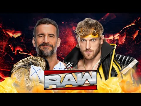CM Punk vs Logan Paul WWE RAW NETFLIX 2K25 - The Best In The World vs The Social Media Superstar