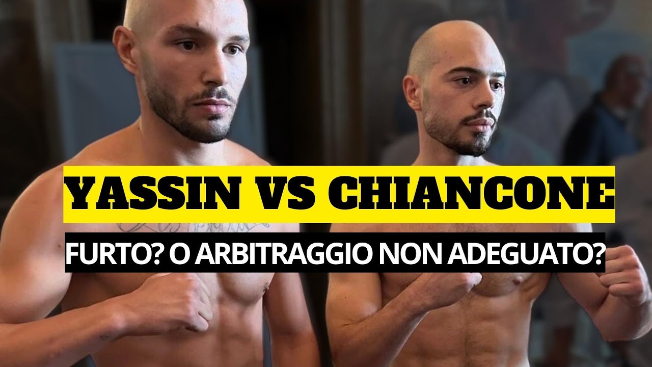 Yassin Hermi vs Luca Chiancone - Furto? DIFESA DEL TITOLO ITALIANO PESI MEDI -
