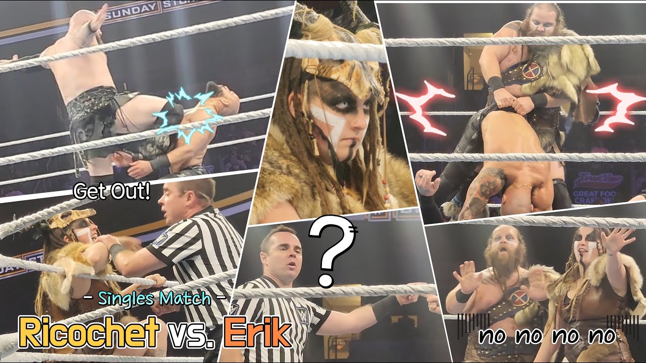 Ricochet def. Viking Raiders Erik w/ Valhalla & Ivar Banned From Ring #WillProView WPW Ep.172-5