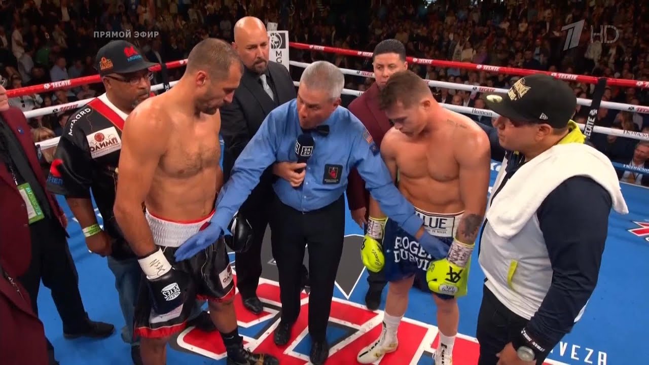 *KO* SAUL CANELO ALVAREZ (MEXICO) vs SERGEY KRUSHER KOVALEV (RUSSIA) FULL FIGHT HIGHLIGHTS background