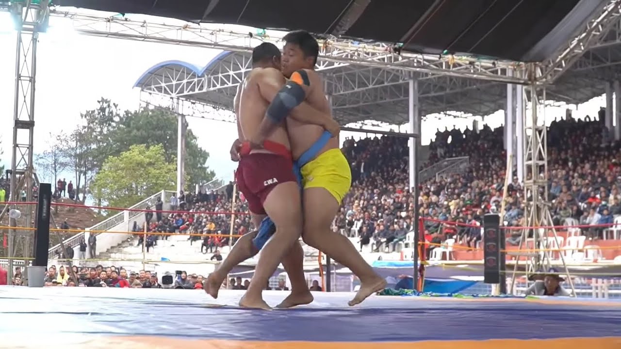 Kezhavizo Thevo all bouts at 29th Naga Wrestling championship 2024.