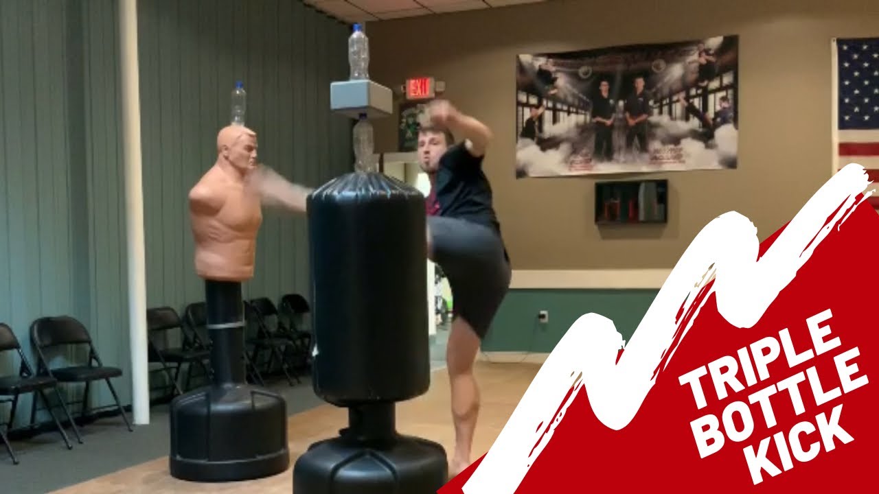 TRIPLE BOTTLE KICK!! (With help from a MINION) background