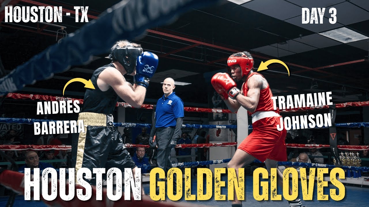 HOUSTON TX Golden Gloves 2025! Amateur Boxers Compete On Day 3!