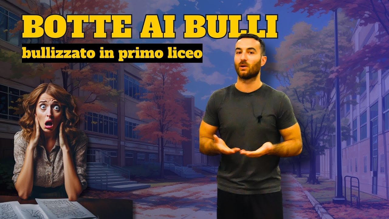 BOTTE AI BULLI - un bullo voleva farmi paura ma è finita male 😱 background