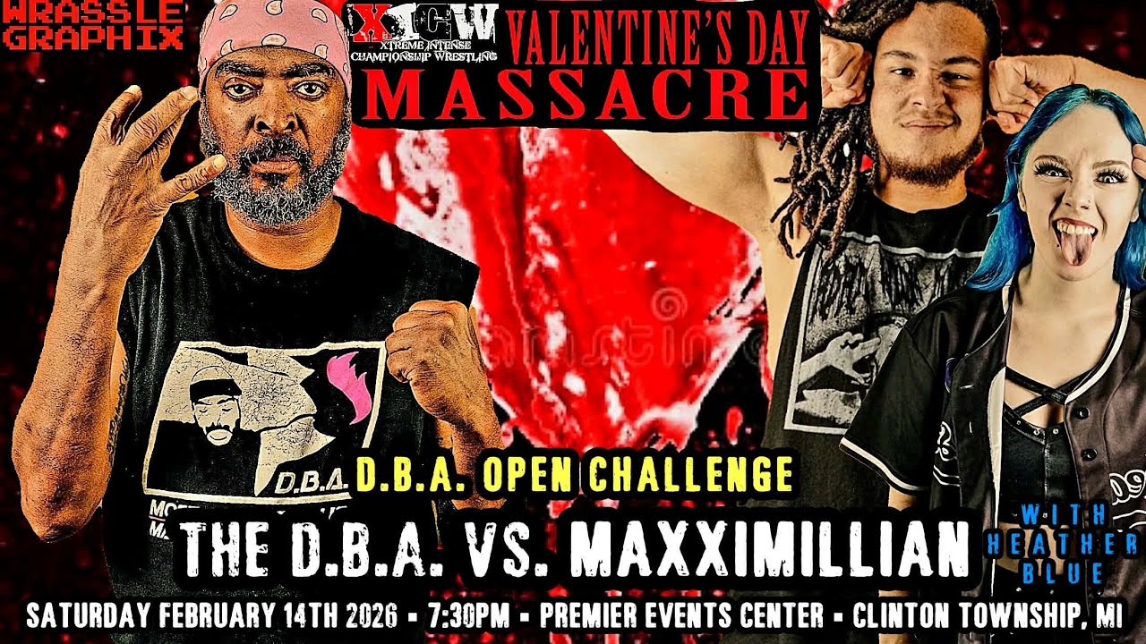 Full Match: DBA versus MAXXIMILLIAN and HEATHER BLUE (Valentine's Day Massacre 2026)
