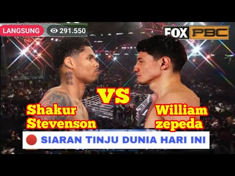 🔴 siaran langsung tinju dunia hari ini ‼️ shakur Stevenson vs William zepeda, tinjuduniahariini background