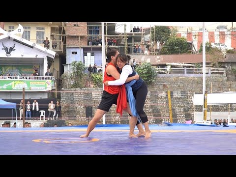 First ever in Nagaland History / Women Naga Wrestling 2024 /exhibition match background