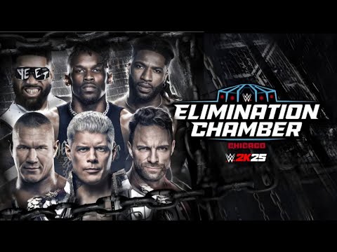 Six Men's Elimination Chamber 2026 Randy Orton, Cody Rhodes, Evans, Williams, LA Knight and Jey Uso