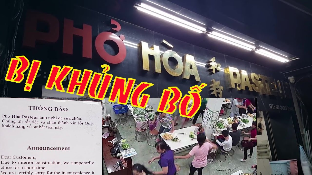 Phở Hòa Pasteur Bị Khủng Bố Diễn Biến Mới Nhất background