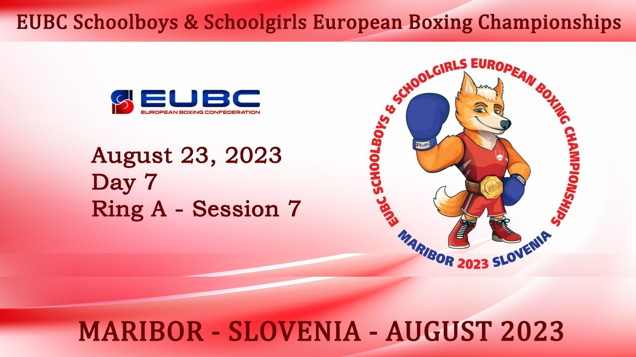EUBC Schoolboys & Schoolgirls – MARIBOR – Day 7 – RING A background