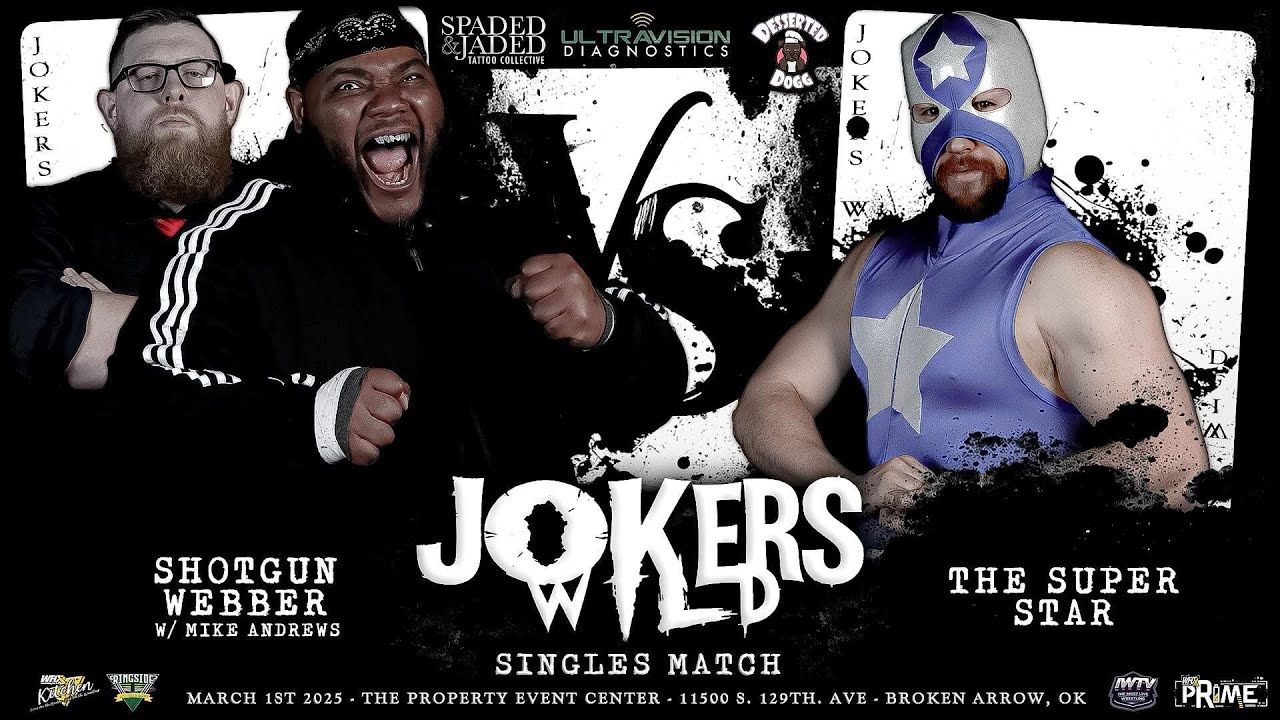 Shotgun Webber vs The Super Star WFC 03/01/2025 background