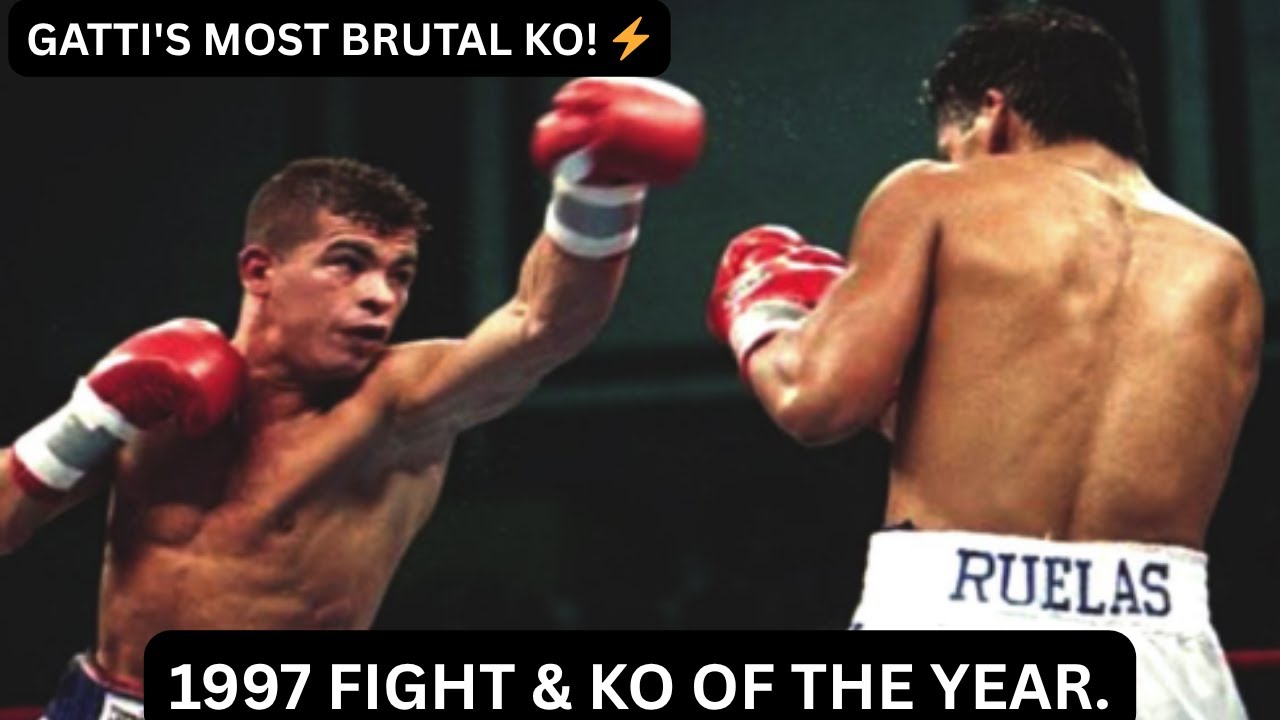 Arturo Gatti vs. Gabriel Ruelas. 1997 Knockout of the Year & Fight of the Year. Full FightHighlight.