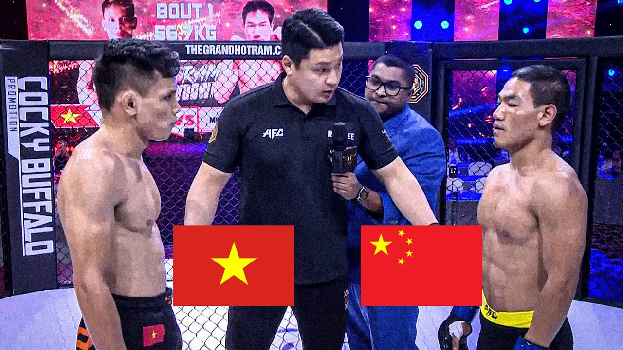 Tay đấm Trung Quốc phải bàng hoàng khi Lê Văn Tuần dùng tuyệt chiêu hạ gục sau hơn 2 phút background