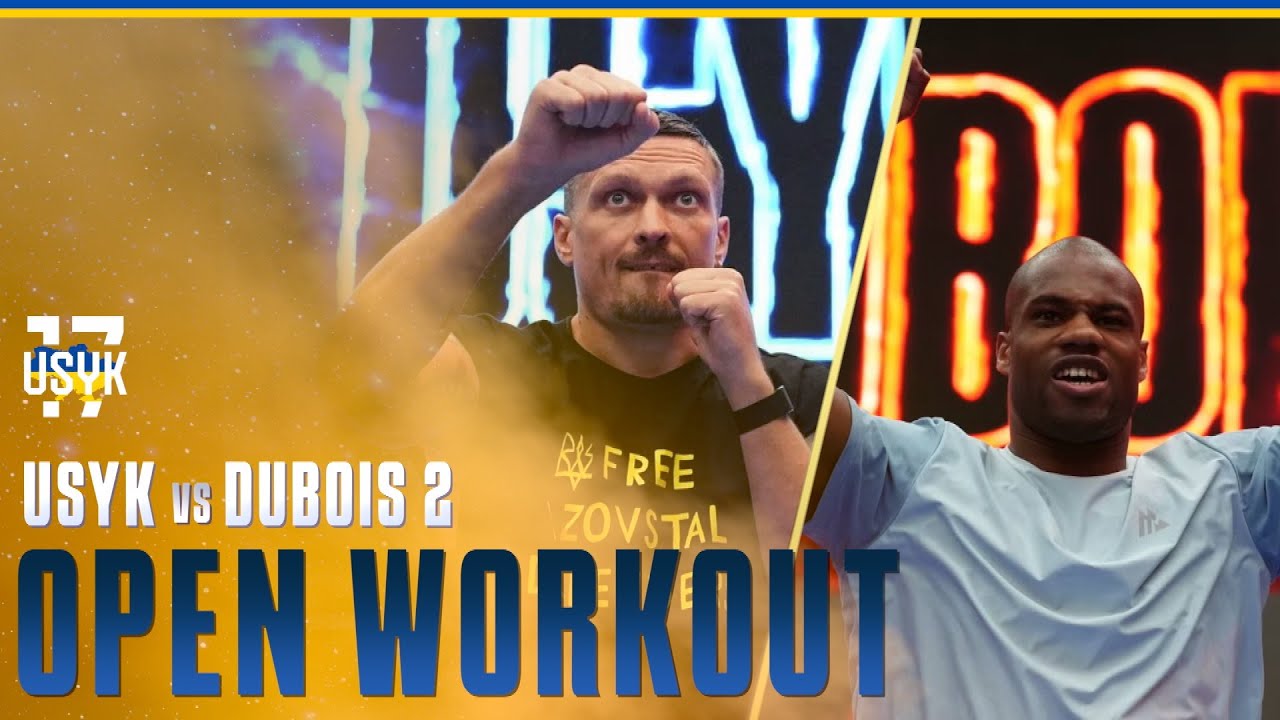 PUBLIC WORKOUT | USYK vs DUBOIS 2 background