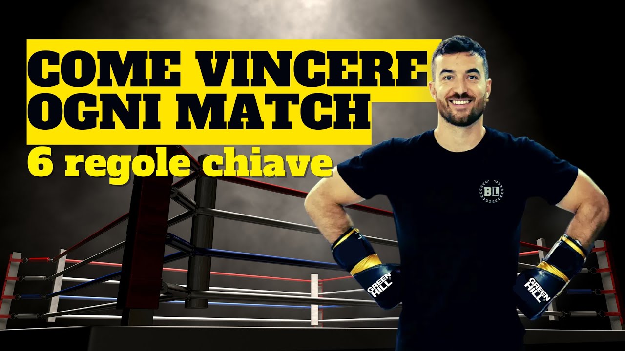 COME VINCERE OGNI MATCH - 6 punti chiave 🗝 - background