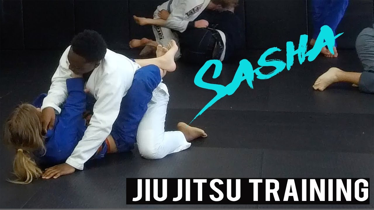 Jiu Jitsu Training with Bigger People background