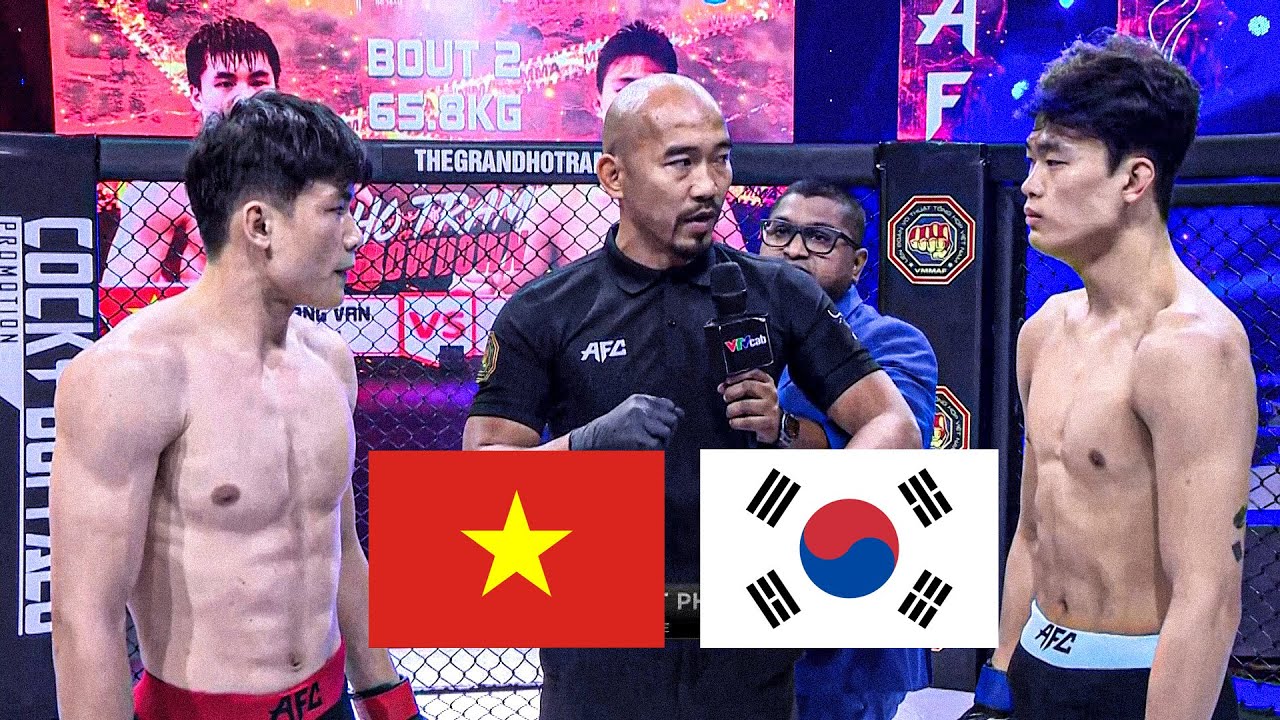 Trai Sơn La - Quàng Văn Minh và 20 phút đại chiến khó quên với tài năng Hàn Quốc trên sàn MMA