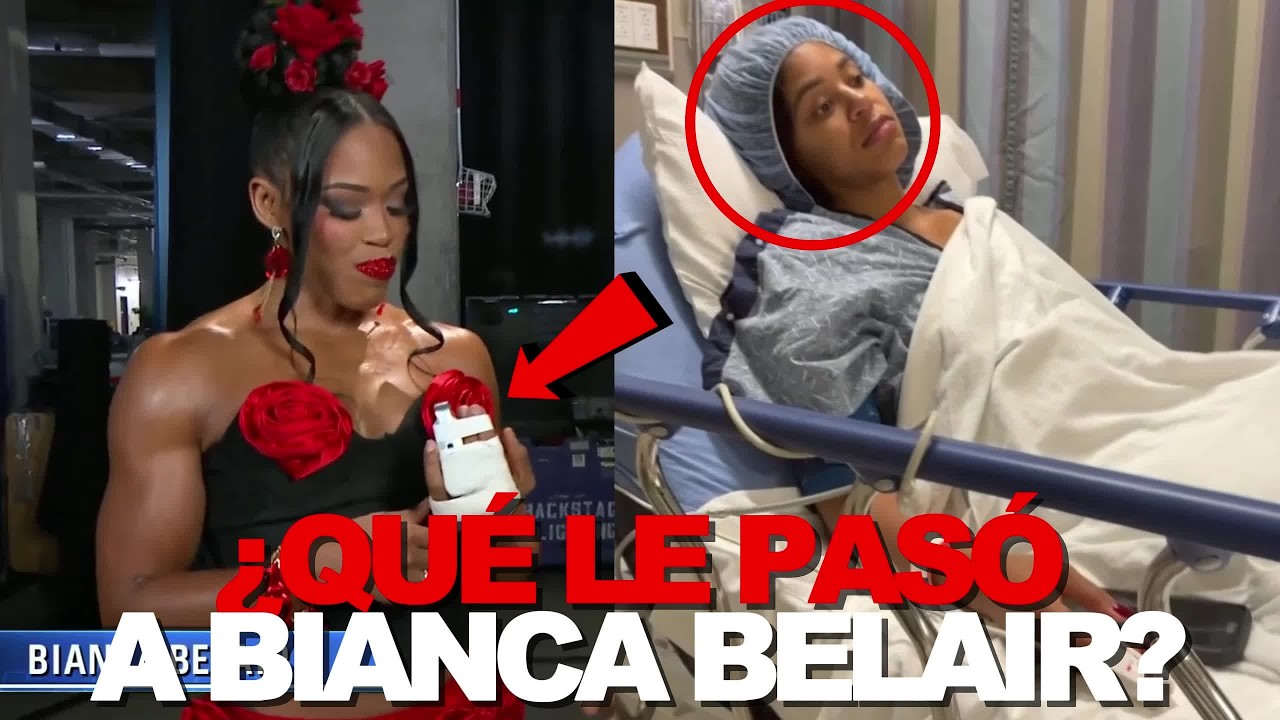 ¿Qué le pasó a Bianca Belair en sus dedos?