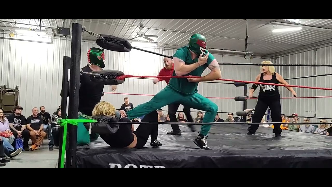 Battle On The Border Moore's Hill Mayham tag team 11/15/25 King Militia vs The Medics 