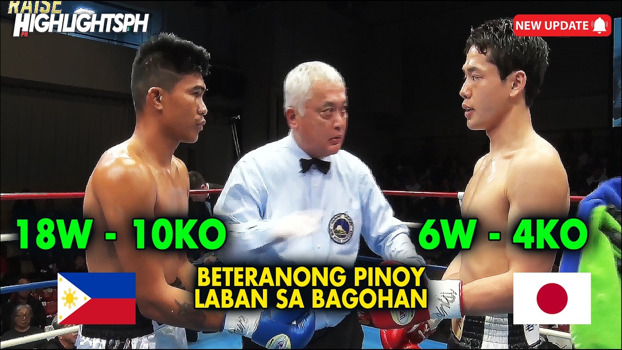 NEW FIGHT: Beteranong Pinoy laban sa Batang Hapon! 🇵🇭Jess Rhey Waminal