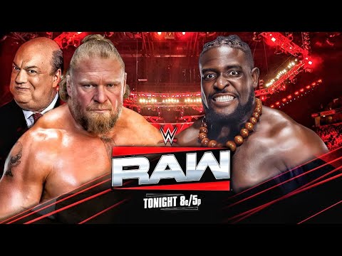 Brock Lesnar vs Oba Femi Full Match WWE RAW 2026 - The Nigerian Monster vs The Beast Incarnate