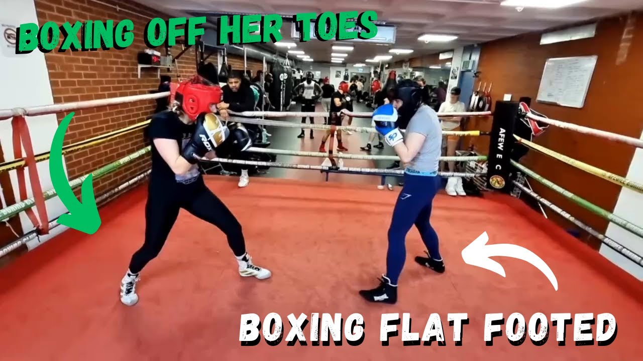 The GIRLS go to WAR!!! JOYCE vs JASMINE sparring background
