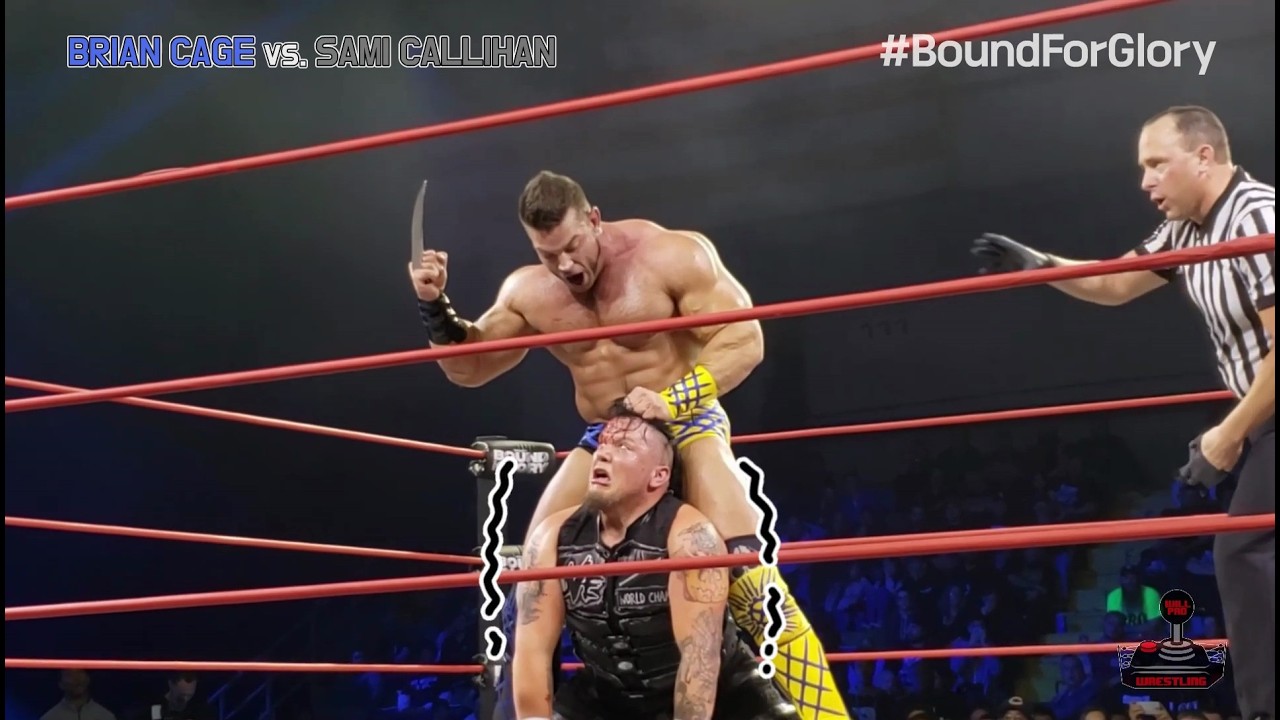 Wolverine Brian Cage vs. Sami Callihan No DQ Match! 10/20/2019 Bound For Glory #WillProView Ep.72-5 background