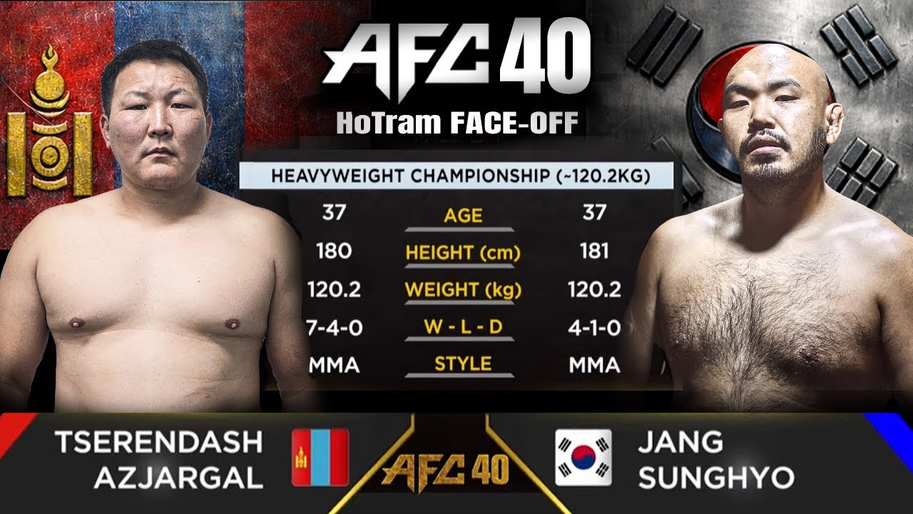 AFC40 헤비급 1차 타이틀 방어전 | 아즈자르갈 vs 장성효
